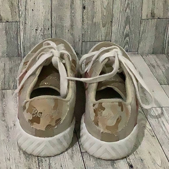 Blowfish sparkling camouflage lace up sneakers size 8 - Picture 4 of 5